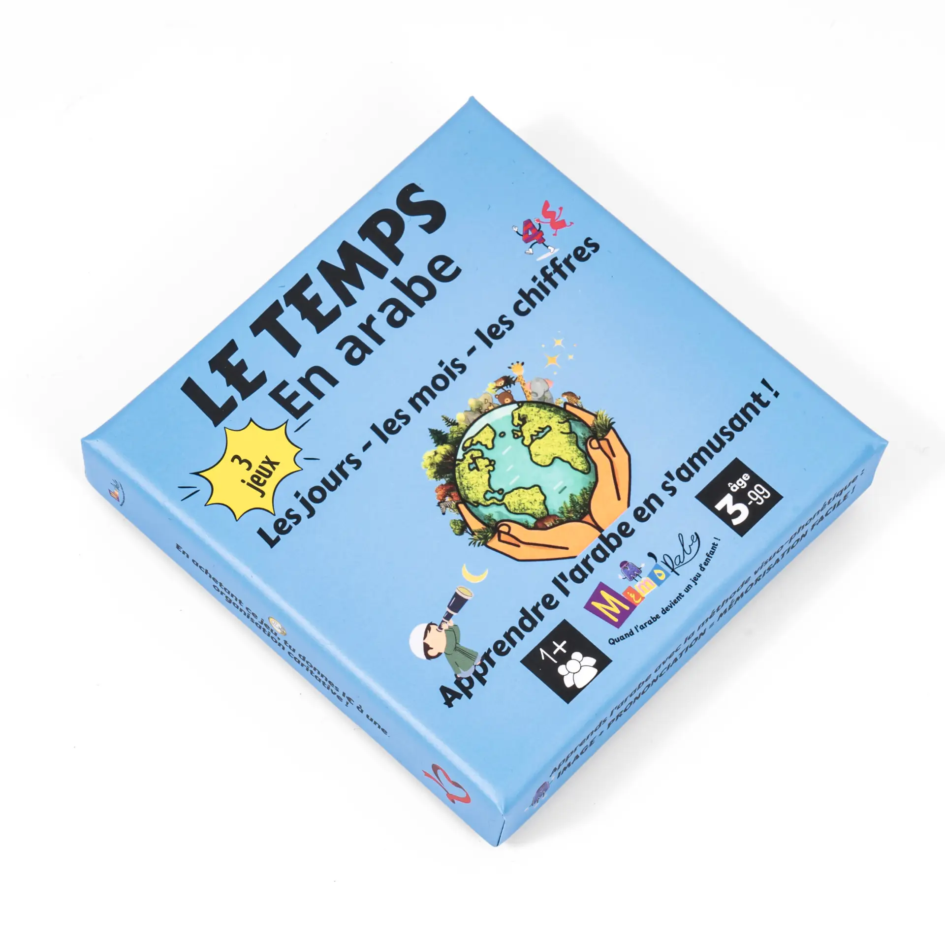 Jeux de cartes : Le temps en arabe (trio de jeux) – Image 4