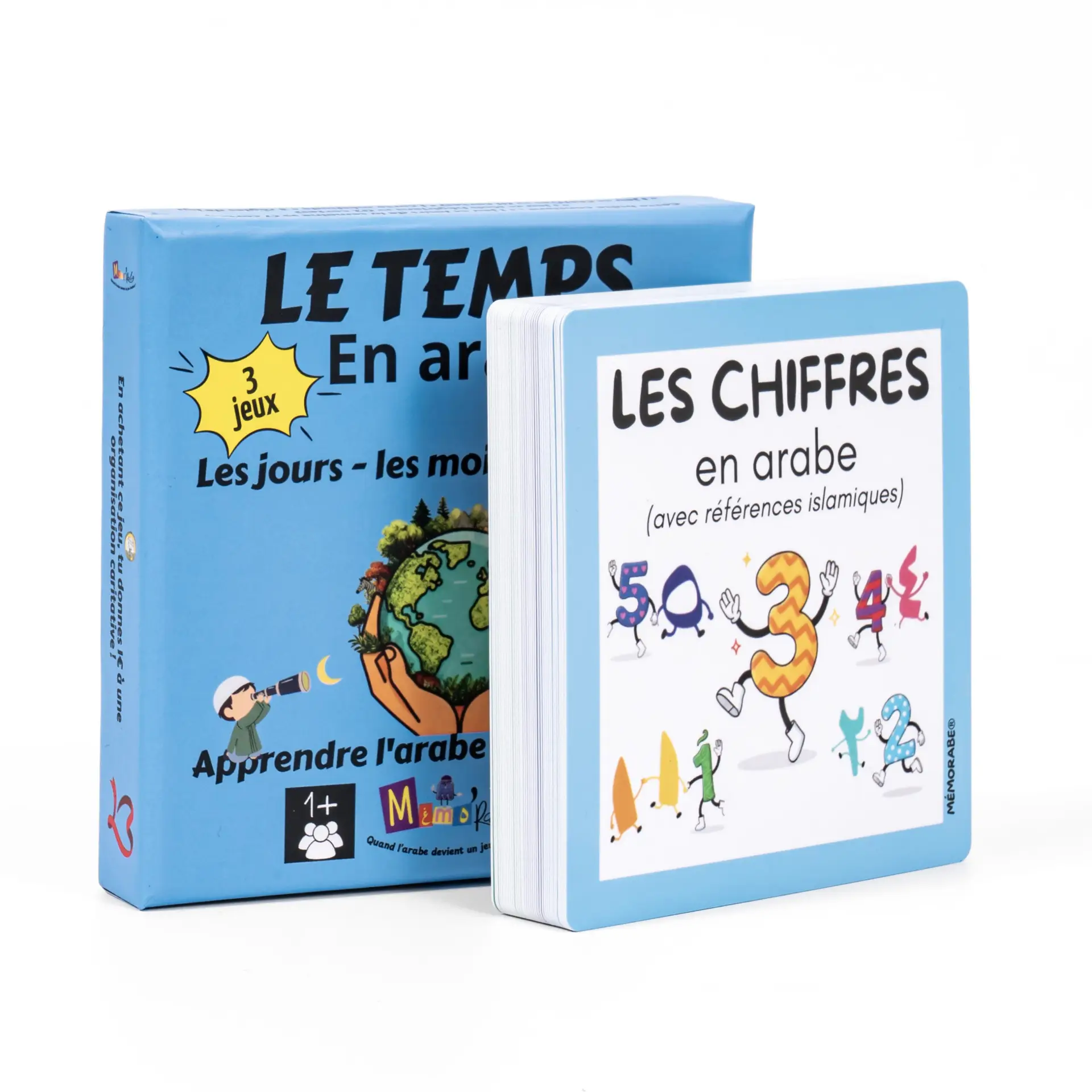 Jeux de cartes : Le temps en arabe (trio de jeux) – Image 7